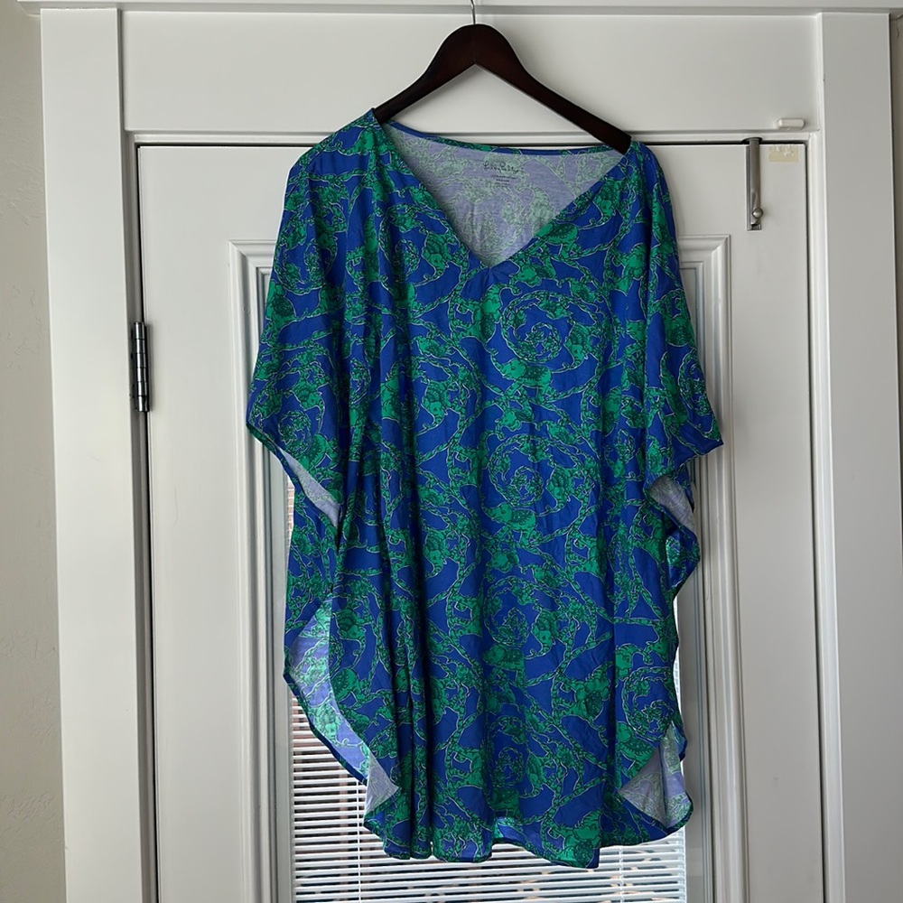 Lilly elephant print swim cover up